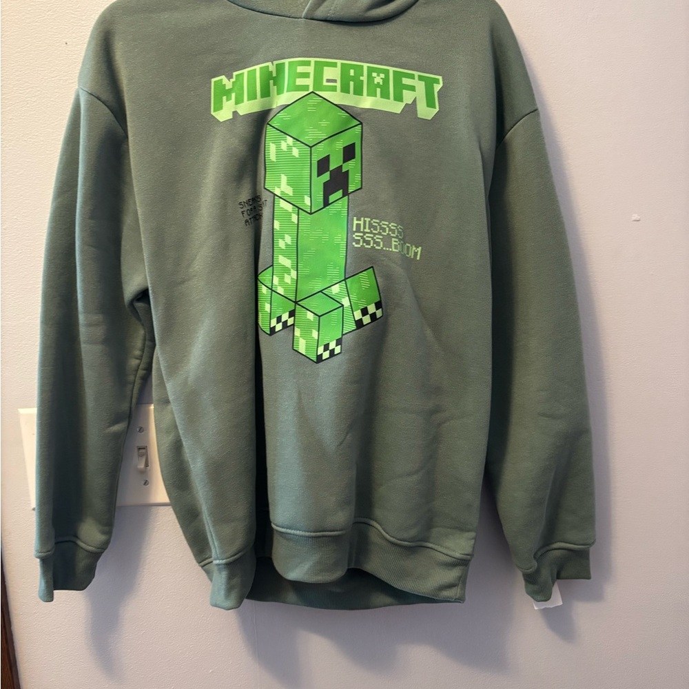 Minecraft Green Creeper Hoodie
